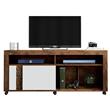 Rack Para Tv. Caemmun Joy F.00399.284 Jatoba Branco White 